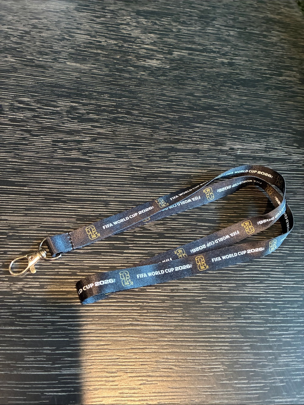 FIFA World Cup 2026 Black Event Lanyard